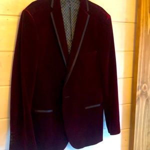 Beautiful Burgundy Tuxedo Jacket!